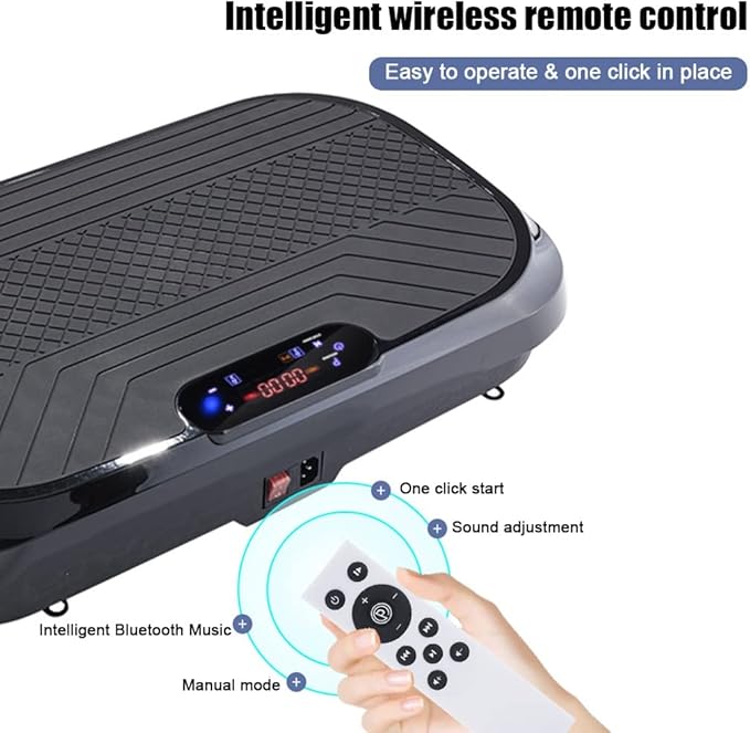 Fitness Vibration Plate Exercise Equipment Whole Body Shape Exercise Machine Vibration Platform Fit Massage Workout Trainer,Max User Weight 330lbs