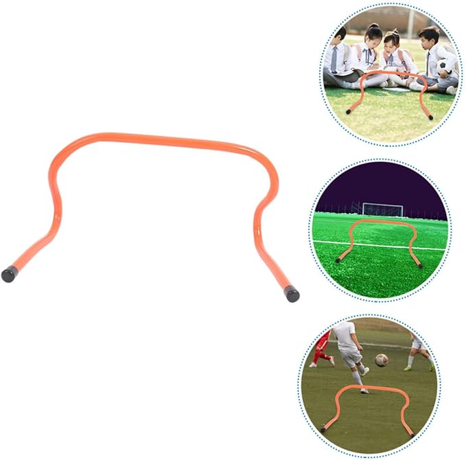 3pcs Agility Hurdles Plastic Training Equipment for Boys and Girls Soccer and Football Speed and Coordination for Outdoor Training Activities