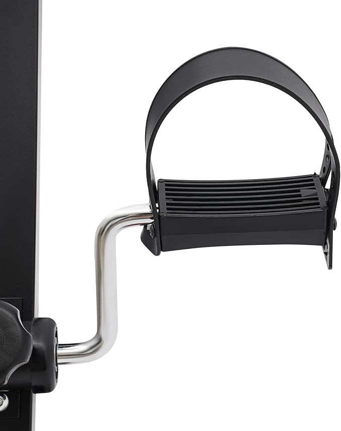 Pedal Exerciser Bike for Seniors, Hand Arm Leg and Knee Peddler, Adjustable Fitness Recovery Equipment with LCD Monitor, Home Exercise Equipment for Elderly