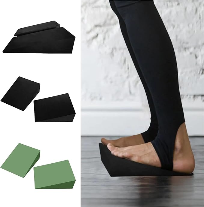 Yoga Wedge Block Non-Slip Slant Board Calf Stretcher&Squat Wedge For Home Gym,Yoga,Ankle Flexibility For Home Practice,Physical Therapy,Pilates.