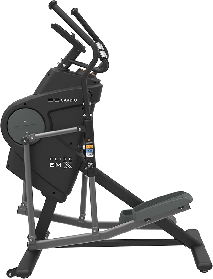 3G Cardio Elite EM X Elliptical Trainer Machine with 18”- 23” Adjustable Stride, Small Space Saving 49.2” Footprint, FreeSync™ FTMS Smart HD Connectivity, 350LB Max Weight, 5 Year Parts Warranty.