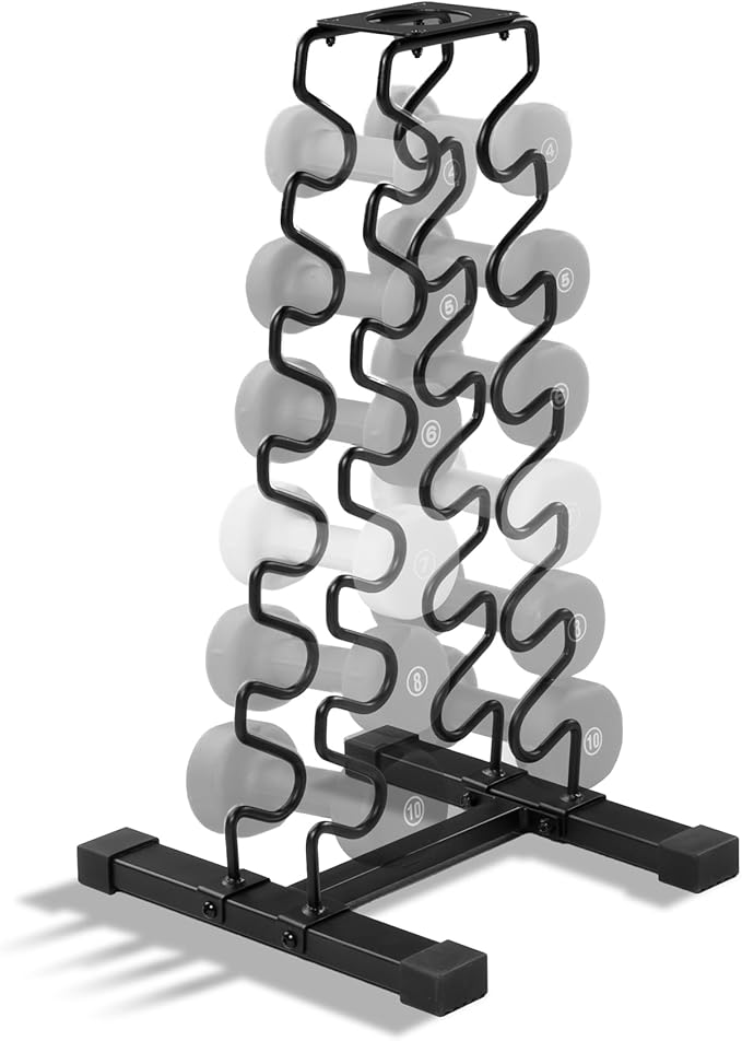 Marcy Strength Training Dumbbell Rack, Wire Frame Minimalist Dumbbell Storage