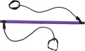 Alomejor Pilates Bar Yoga Pulling Fitness Equipment, Multifunctional Portable Steel Stick for The Home Gymnasium Office, Elastic Band for Yoga Pilates Exercise