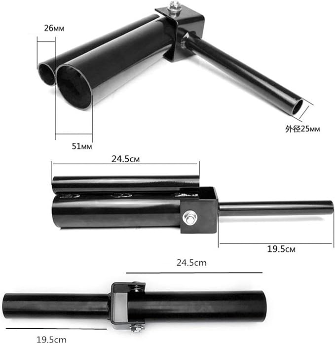 Barbell Sleeve Rack Strength Training Weight Lifting Fitness Equipment for Home Use for Men Women Barbell Attachment