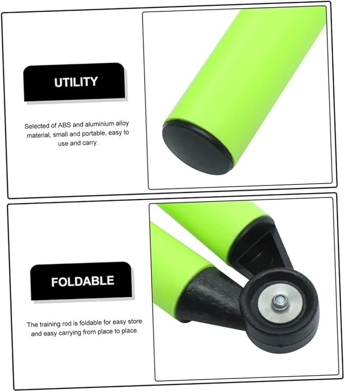 SUPVOX 3Pcs Football Training Sign Poles Agility Hurdles for Soccer Basketball Flexible Training Tools for Use Enhance Speed Agility Skills