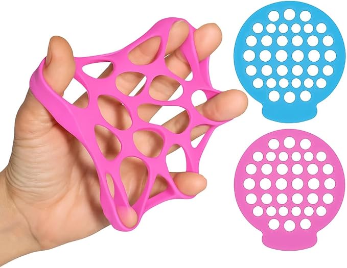 Finger Exerciser & Hand Therapy Equipment (2-Pack) – Finger Stretcher for Finger Strengthening, Grip Training, and Physical Therapy | Hand Exercise Web with Dual Resistance Levels