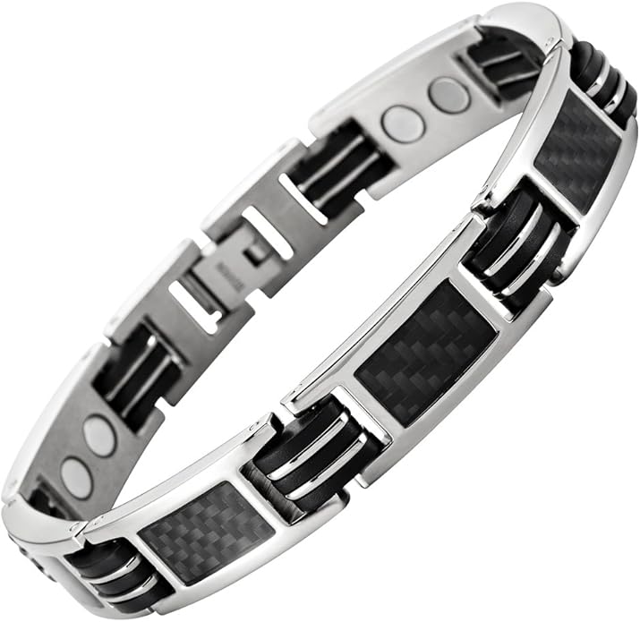 Willis Judd Mens Ultra Strength Magnetic Therapy Bracelet Size Adjustable