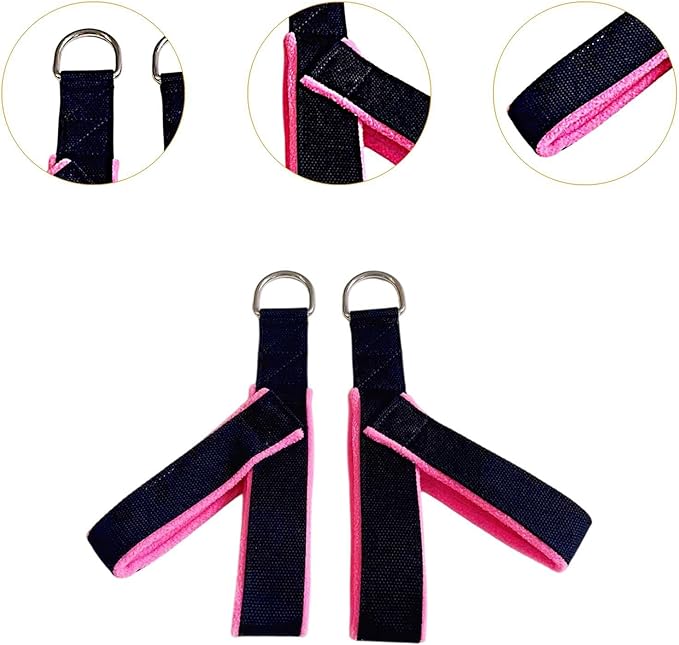 Generic 2Pcs Pilates Straps Reformer Straps Yoga Straps Fitness Straps for Home Exercise