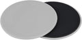 2pcs Discs Slider, Fitness Disc Slides Exercise Sliding Plate Sliding Discs Fitness Core Slider Workout for Gym, Home, Yoga, Pilates(Grey)
