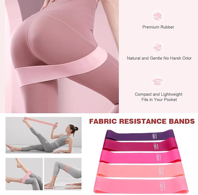 Home Pilates Equipment Kit for Women, 13-in-1 Pilates Ring & Ball Set with 5 TPE Resistance Bands, Ankle Weights, Figure-8 Pull Band, Stretch Strap & Waterproof Carry Bag