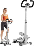 FLYBIRD Stepper with Handlebar, Twist Stair Stepper for Exercises for Leg Workout, 330LB Weight Capacity, Low-Impact Home Cardio Machine Suitable for Beginners 2026 Version
