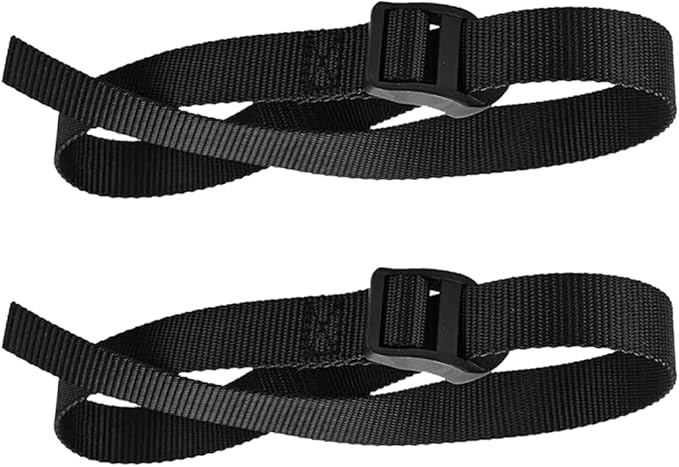 Ultimate Concept 2 Rower Accessories: Rowing Machine Foot Straps and Bike Pedal Straps, Multifunctional Adjustable Nylon Belt for Foot Strap Replacement, Enhanced Performance - 2 Pack