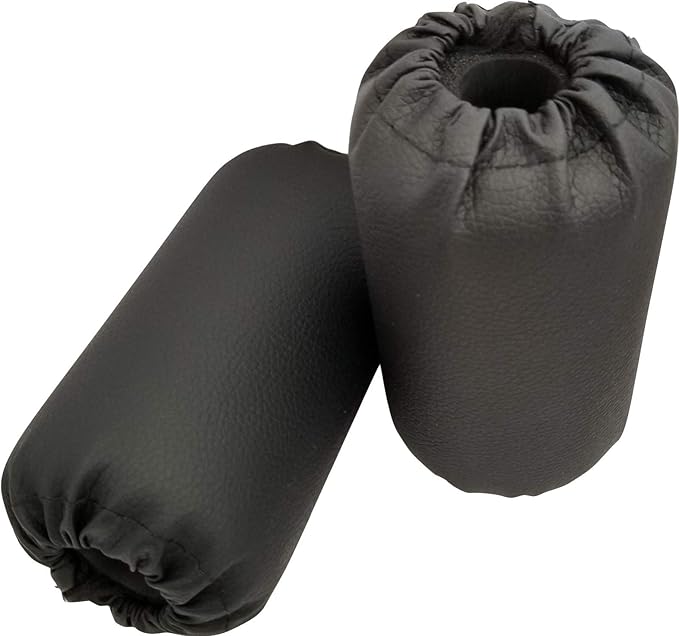 Foam Foot Pads Rollers Set of a Pair for Total Trainer and Other Home Gym Exercise Machines Equipments Replacements with 1 Inch Rod
