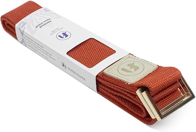 Yoga Straps 1.8M or 2.5M, Durable Cotton Yoga Straps for Stretching, Adjustable Yoga Belt Strap for Yoga, Dance, Gym Workouts