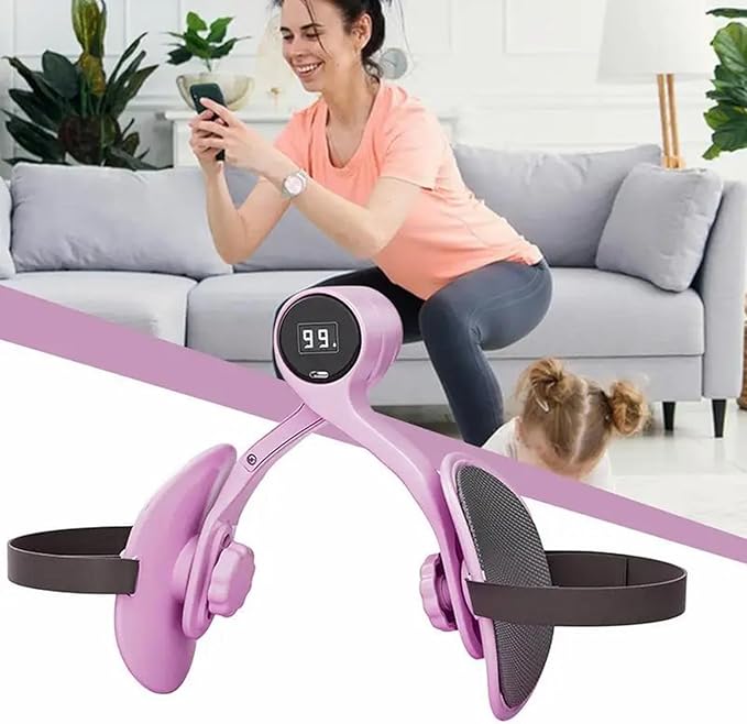 Arm Leg Exercisers Pelvic Floor Muscle Trainer Inner Thigh Toner Workout Equipment for Home Gym Sport Weight Loss Inner Exercise Device Leg Clamp