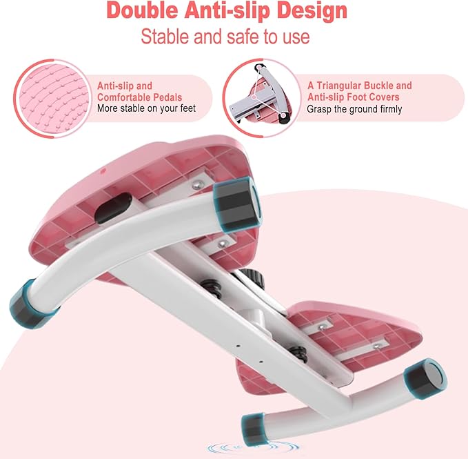 HOTSWEAT Waist Twister, Waist Twisting Machine, Exercise Twist Boards with Resistance Bands, Noiseless Ab Twister Board for Women Belly Fat, Waist Sculptor Twister for Home Gym