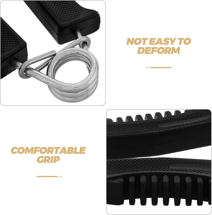 ABOOFAN Forearm and Finger Hand Strengthener with Spring Handle, Solid A-type Handgrip for Adults, Black Wrist and Grip Strength Training Device for Rehabilitation and Forearm Workout