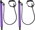 Pilates Bar with Pulling Rope, 92cm Steel Pipe, EVA Foam Handle, Portable Fitness Equipment - Multifunction Exercise, Yoga and Pilates Training, Home and Gym Use