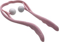 Mount Plus M1212 Shiatsu Neck Massager for Neck and Shoulder with Deep Tissue Trigger Point Manual Self Muscle Massage for Muscle Pain Relief (Simulates Massage Therapist Hands) (1 Pack Pink)