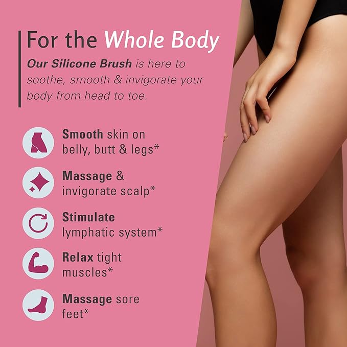 Ylang Ylang and Ginger Massage Lotion and Silicone Brush Bundle by M3