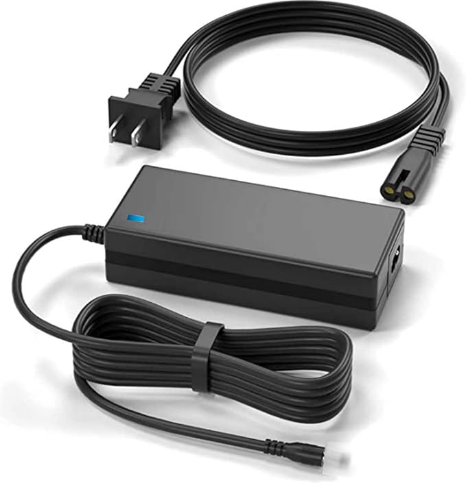 19V AC/DC Adapter Compatible with Aviron Impact Touch Series Rower 21.5" 1080P Touchscreen 22-in HD Monitor Interactive Home Rowing Machine at Home Fitness Exercise Power Supply Cord Charger