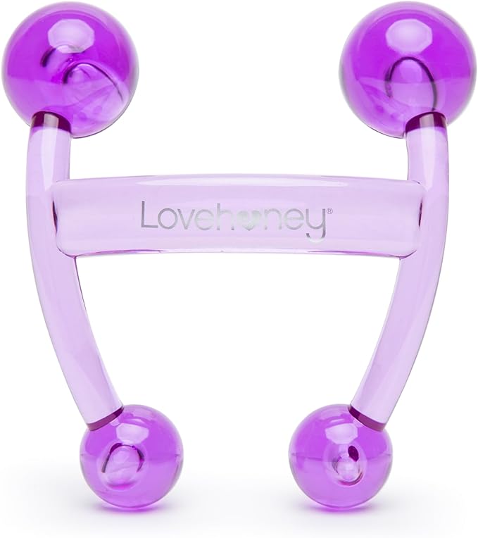 Lovehoney Oh! Body Massager Handheld Tool | Massage Tool for Back, Neck & Shoulders | Easy Grip Smooth Ergonomic Handle | Purple