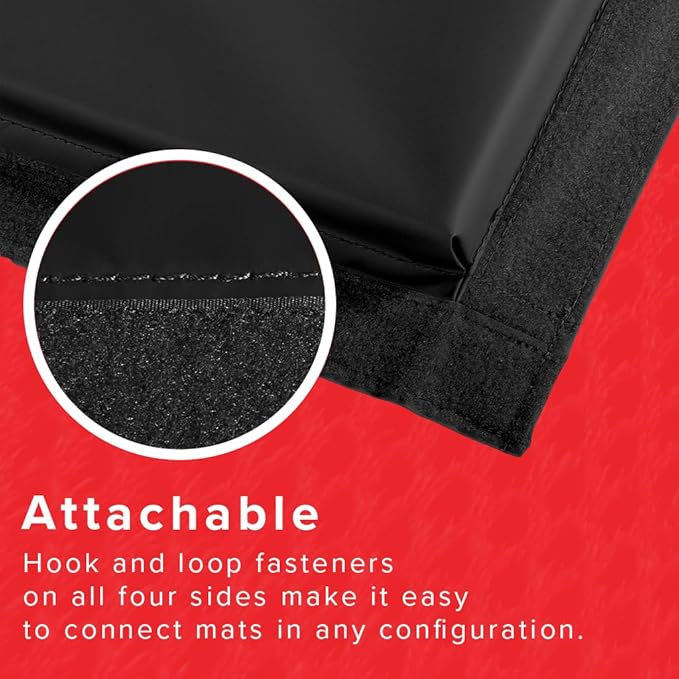 We Sell Mats - 4 ft x 8 ft x 2 in Premium Personal Fitness & Exercise Mat for Home Workout - Lightweight and Folds for Carrying – All Purpose Home Gym Mat – Thick Mat for Yoga, Pilates, Stretches