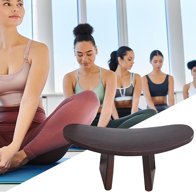 Meditation Bench Seat - Worship Wood Stool, Kneeling Prayer Chair | Versatile Spiritual Tool for Gatherings, Relaxation Sitting Support, Chair with Mindfulness