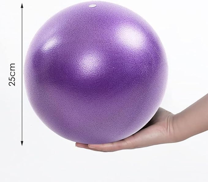 Small Pilates Ball 9 Inch Small Exercise Ball Mini Workout Yoga Balls for Gym Yoga, Core Training, Fitness, Workout, Stability, Improves Balance