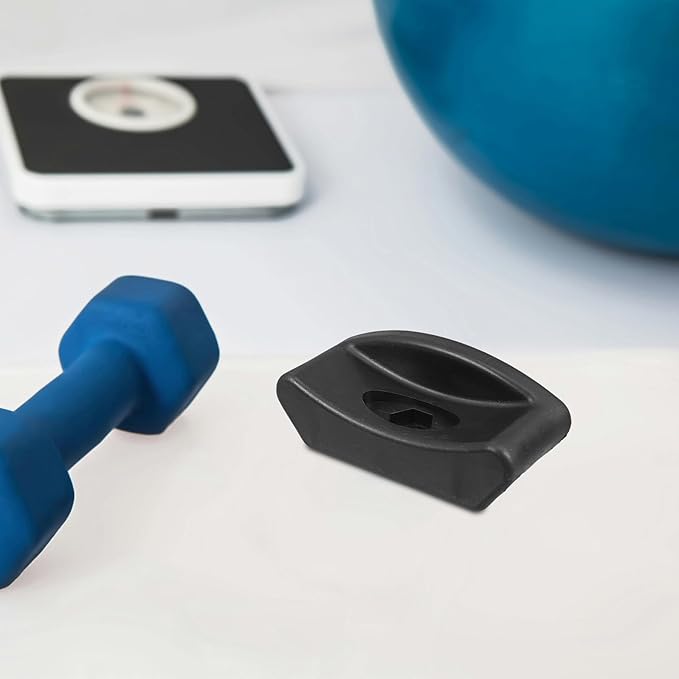 4pcs Dumbbell Rack Spacer Rubber Pads, Barbell Holder Attachment with Shock Absorber, Non-Slip Weight Stand Rubber Saddles for Home Gym Strength Training Equipment