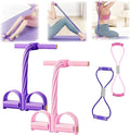 3 in 1 Resistance Bands with Handles, 8 Tube Pedal Resistance Device-Detachable and Adjustable, Fashion Puller Exercise, Multifunction Tension Rope for Strength Training