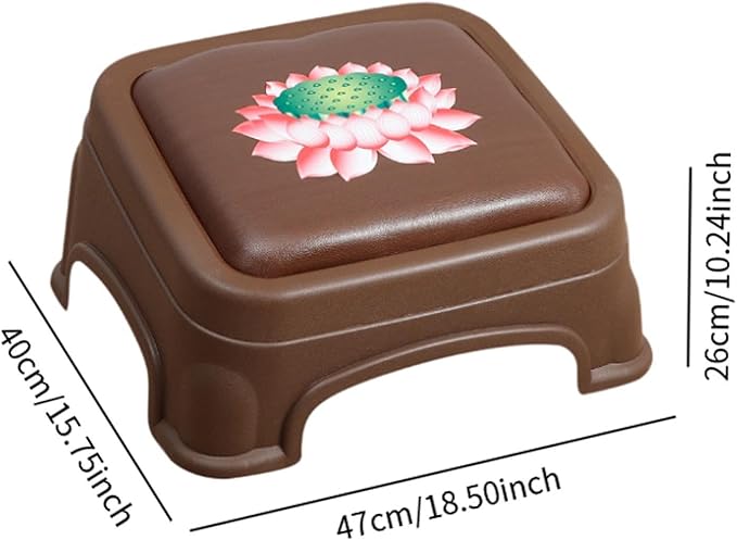Kneeling Meditation Stool Meditation Bench Prayer Bench Meditation Seat for Prayer, 40x47x26cm