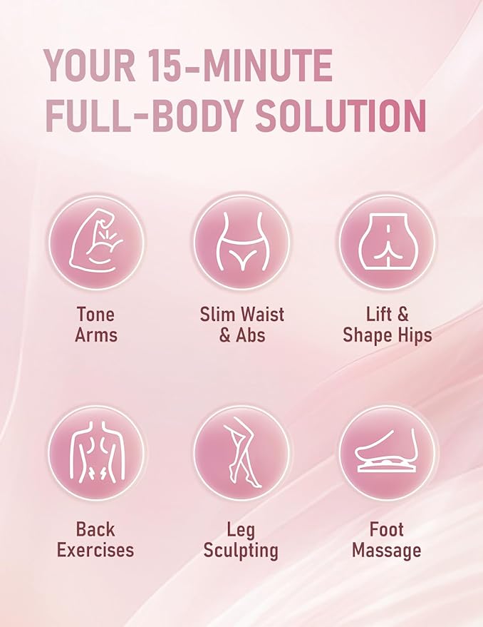 Waist Twister Machine with Smart Digital Counter and Resistance Bands 300 Lbs Capacity, Noiseless Ab Twister Board for Home Exercise, Fitness Equipment Ideal for Women to Burn Belly Fat and Tone Body