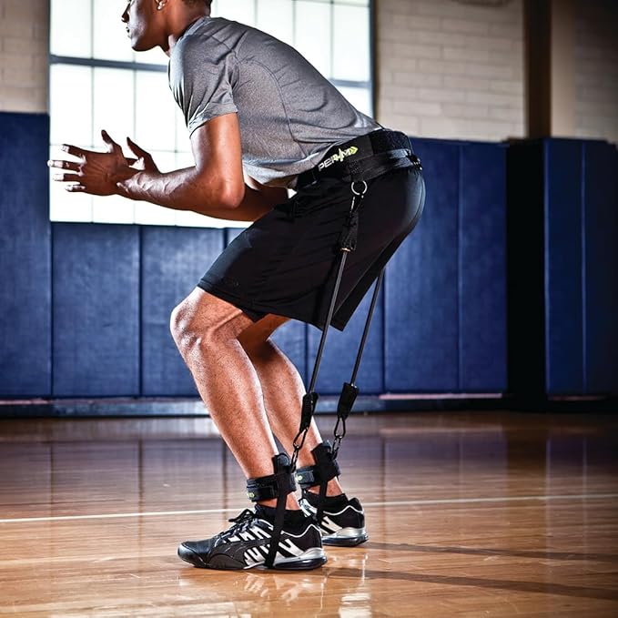 PER4M Jump Trainer for Athletic and Resistance Training, black