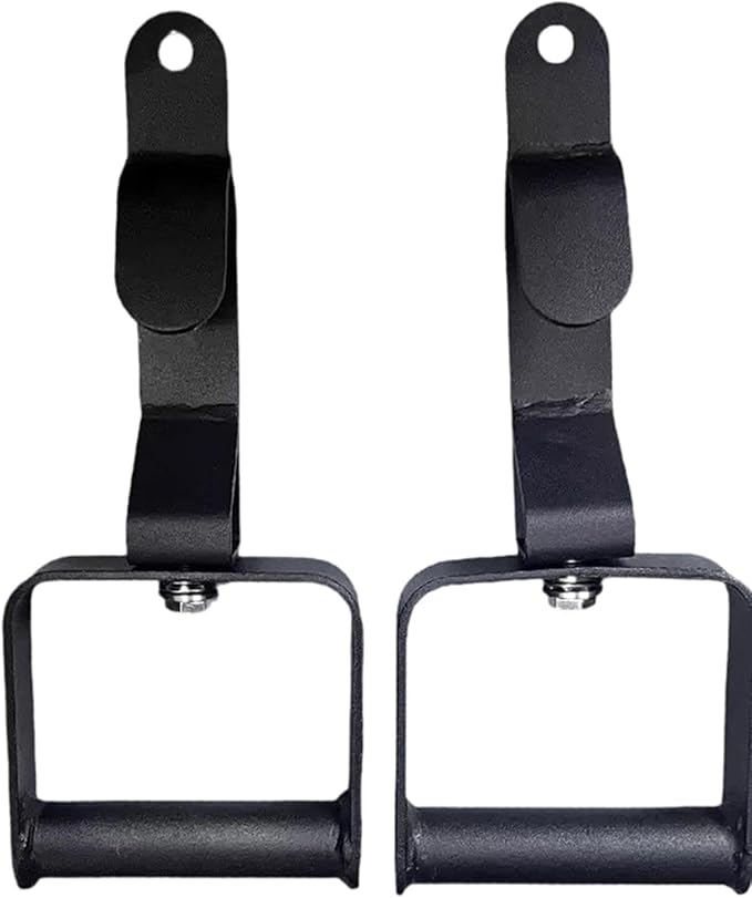 2X Pull up Handles Exercise Machine Attachment Non Slip LAT Pulldown Handle for Strength Training Resistant Bands