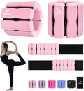 Wrist Ankle Weights for Women Men, Leg Arm Wrist Weights Bangles 1lb*2 1.5lb*2 2lb*2Wearable Weights Pilates Weighted Bracelet for Strength Training Walking Swimming Exercises Yoga Physical Therapy