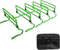 5 Pack Height Adjustable Agility Hurdles for Soccer, Outdoor Sports and Foot Exercises
