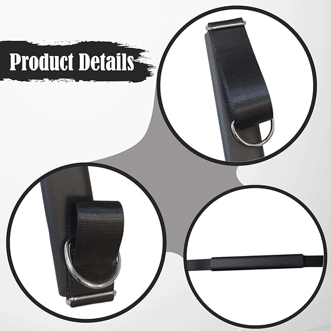 Pilates Foot Strap Padded Exercise Belt Pilates Reformer Part for Strength Training