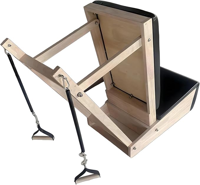 Wooden Pilates Arm Chair, Professional Pilates Equipment for Home, Studio, Ergonomic Design
