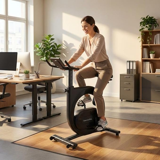 30 LBS Magnetic Indoor Cycling Bike,Stationary Bikes with 9-Level Handlebar Adjustment and 14-Level Seat Height,LCD Monitor for Home Cardio,Home Workouts and Gym