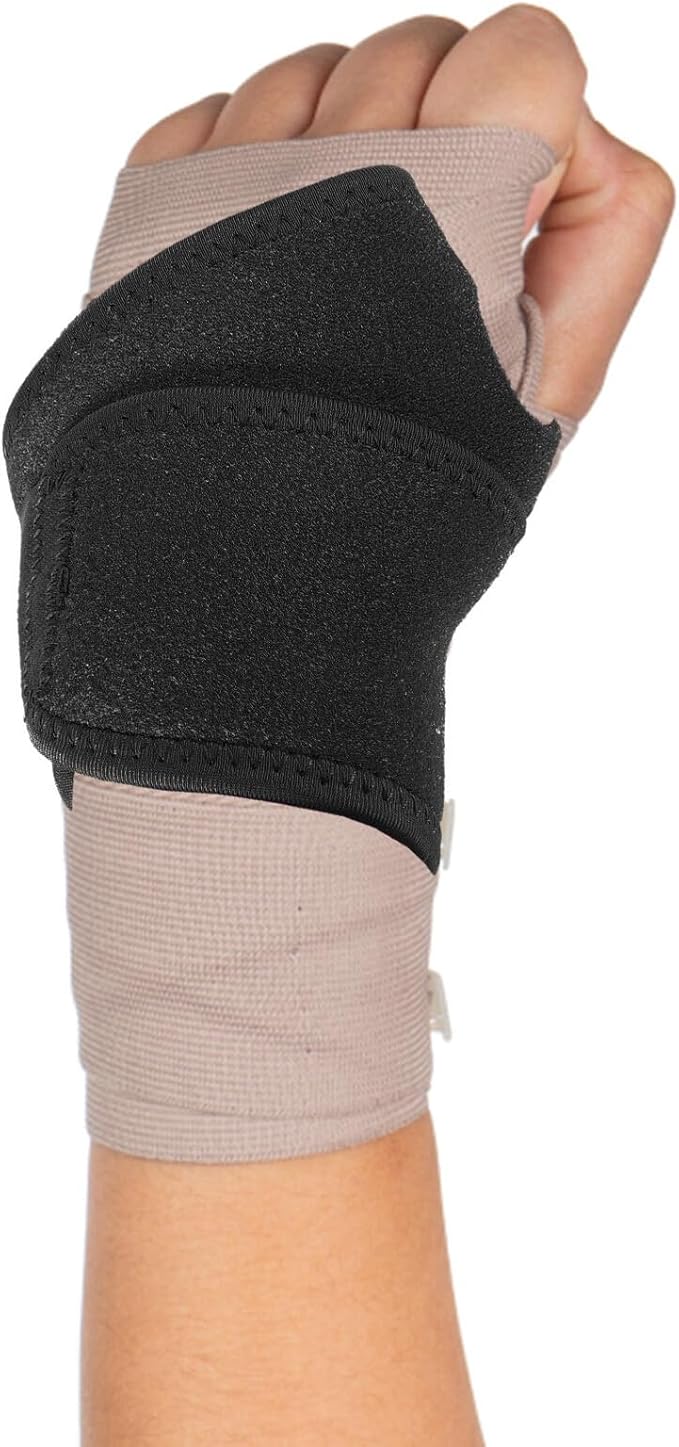 Wrist Wraps for Gym Weightlifting Deadlift Grip Strap Anti-Slip Wrist Belt Support 2pcs Black Workout Sports Joint Wraps