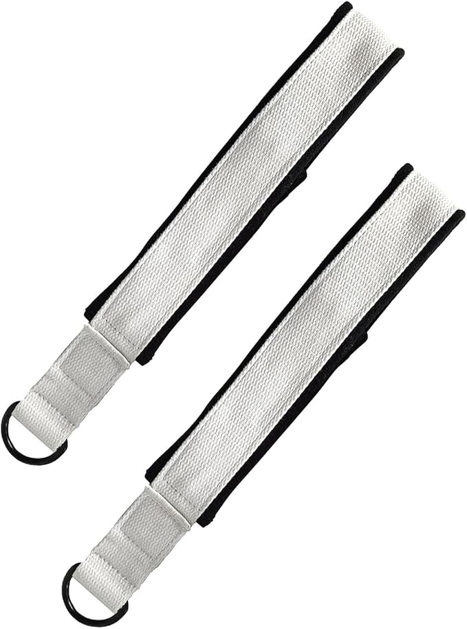 2X D- Straps for Handle, Fitness, Pilates, Double Loop