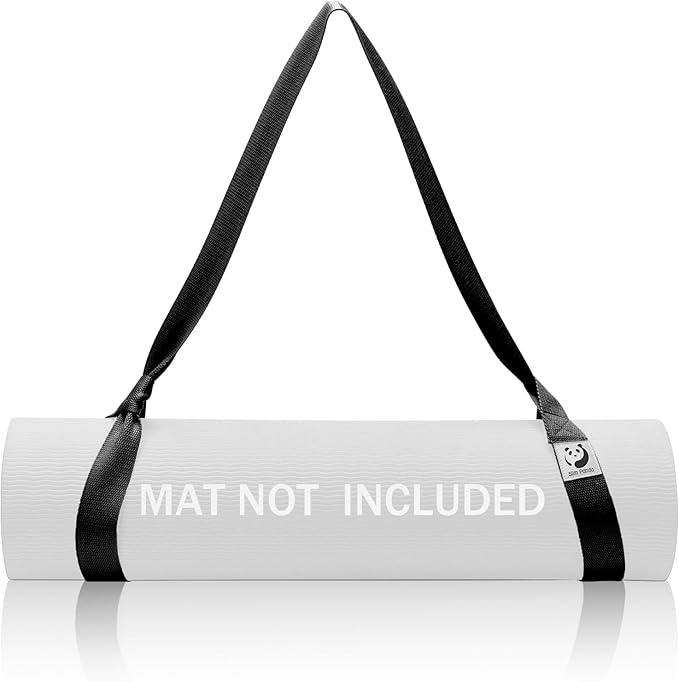 Slim Panda Yoga Mat Straps for Carrying, Adjustable Yoga Mat Carrier Sling Fits All Mats(Mat Not Included)