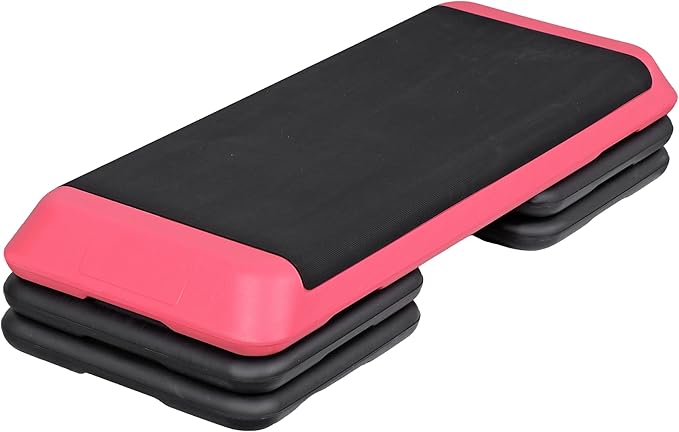 HomGarden 28.15" & 43" Adjustable Workout Aerobic Stepper in Fitness & Exercise Step Platform Trainer Stepper
