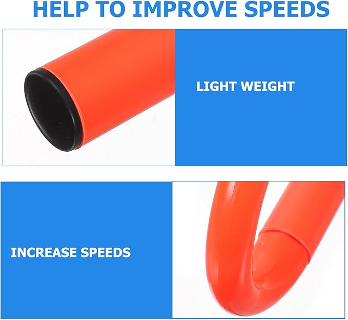 NOLITOY Agility Training Hurdle for Portable Speed Hurdle for Football Soccer Outdoor Indoor Skill Improvement and Coordination