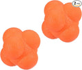 PATIKIL Bounce Reaction Balls Coordination Training Ball Agility Trainer TPR High Difficulty for Speed Reflex