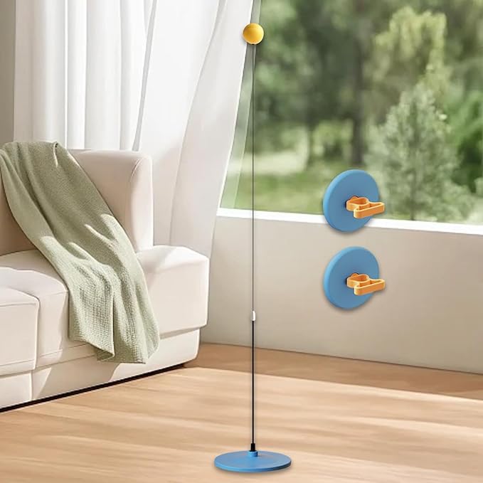 Boxing Reaction Ball, Boxing Reflex Ball with Paddles, Home Improve Hand Eye Coordination, Table Tennis Trainer