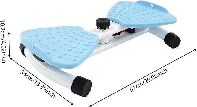 Waist Twister, Exercise Twist Boards, Waist Twisting Machine Fitness Tool, Balance Board, 265LBS Capacity, Anti-Slip Home Gym Workout Equipment for Foot Massage and Weight Loss(Blue)