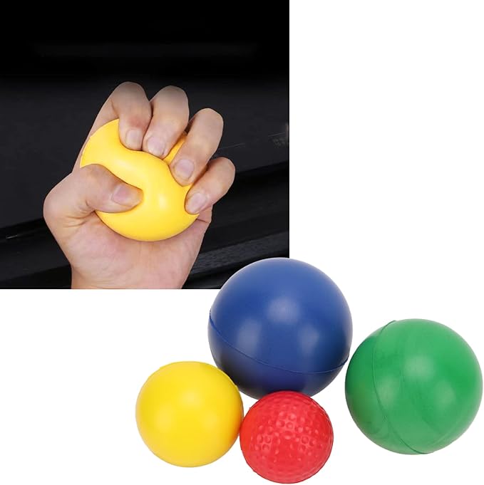 Piano Finger Hand Shape Training Ball, Grip Training Ball for Children, Finger Wrist Corrector Finger Ball (4pcs)