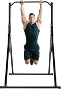 Power Tower Pull Up Bar Station Workout Dip Station, 440lbs Height Foldable Dip Station Pull Up Bar Free Standing Heavy Duty Strength Training Fitness Equipment for Home Gym Workout